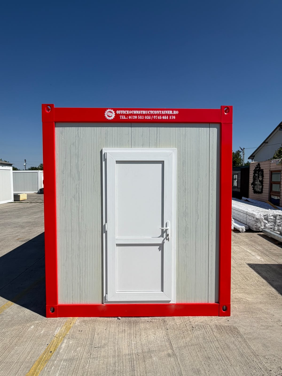 container alb rama rosie usa laterala